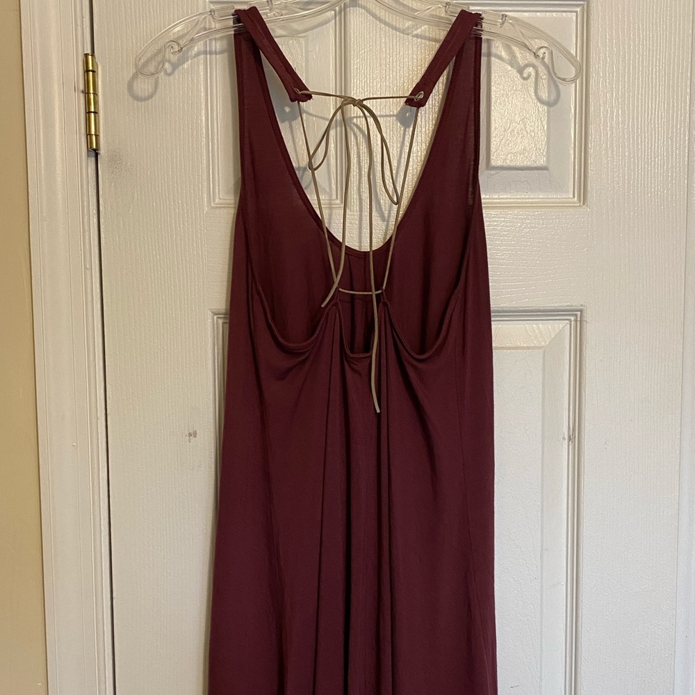 Free People Tie Back Tunic Tank